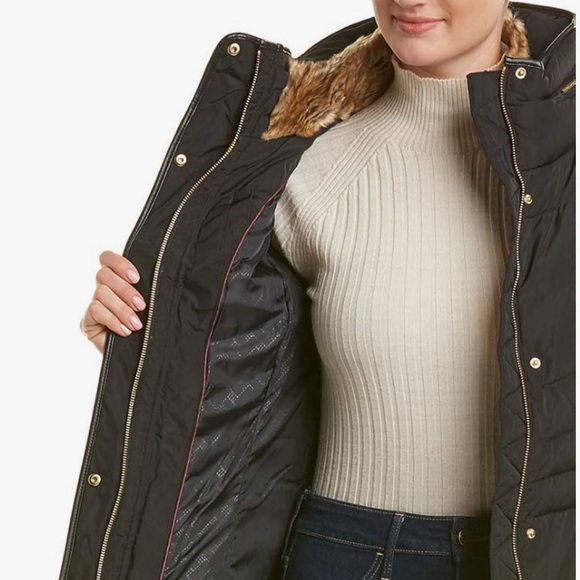 NWT CLASSY NICE BLACK COLEHANN WINTER COAT JACKET! - Picture 8 of 9